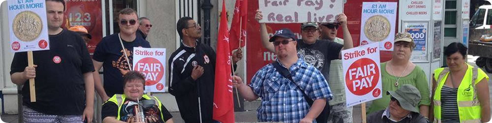 Cardiff People First demonstrate